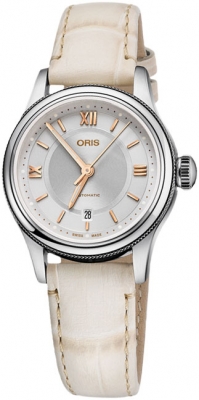 Buy this new Oris Classic Date 28.5mm 01 561 7718 4071-07 5 14 31 ladies watch for the discount price of £810.00. UK Retailer.